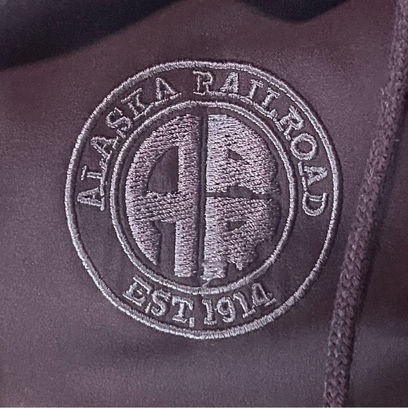 Plum Alaska Railroad Zip up Hoodie - Picture 6 of 10